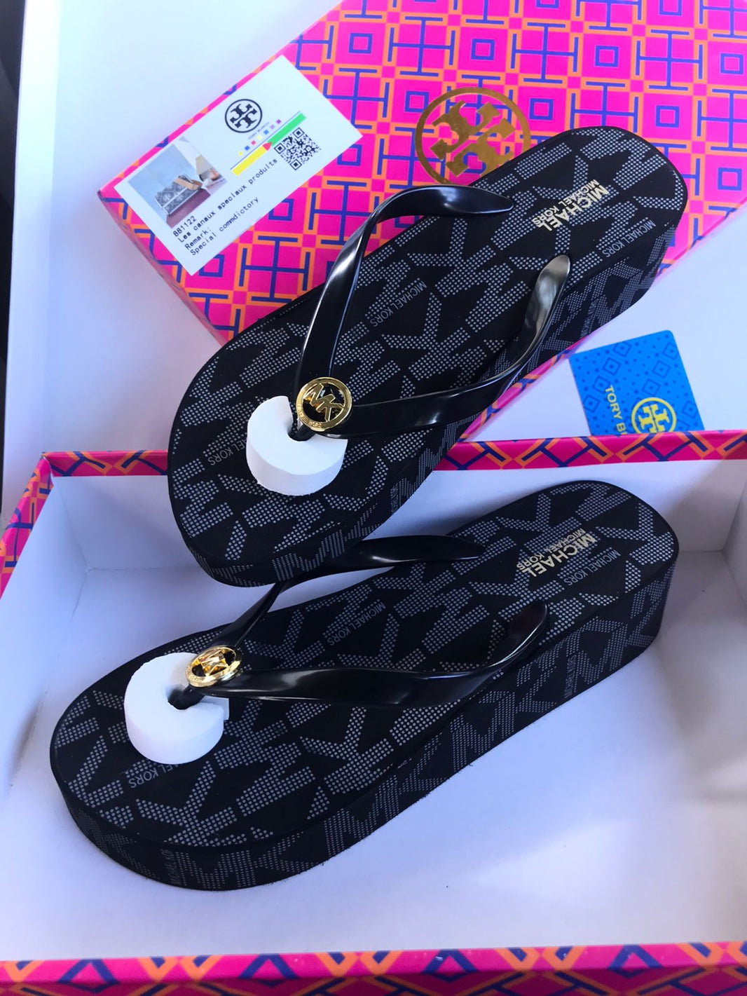 Michael Kors Black Signature Wedges