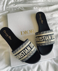 Dior Dway Embroided Sandals