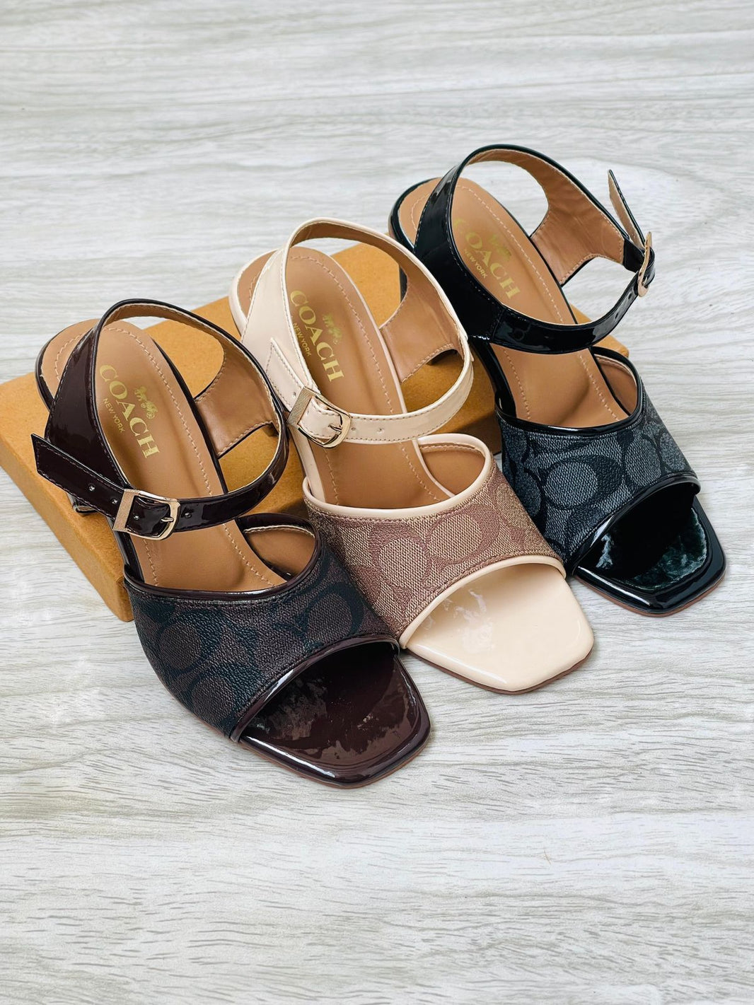 Coach Lobo Block Heels