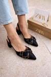 Zara Tri Bow Heels