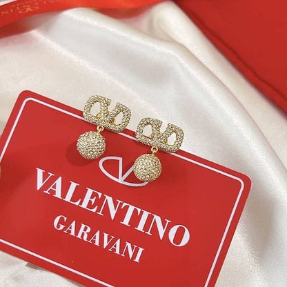 Valentino Diamond Crafted Small Earrings