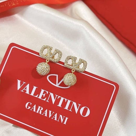 Valentino Diamond Crafted Small Earrings