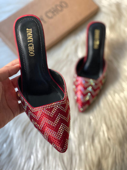 Jimmy Choo Duo Stone Heels