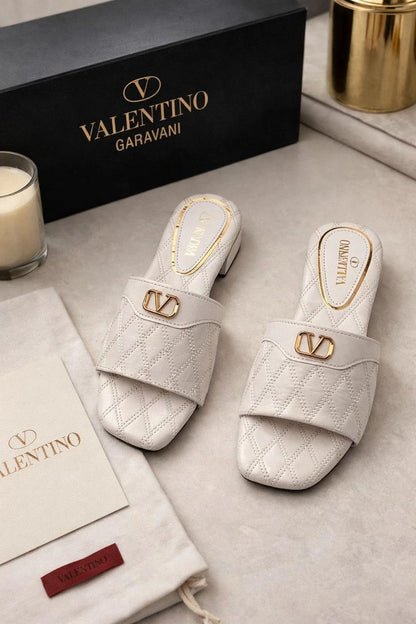 Valentino Quilted Sandals