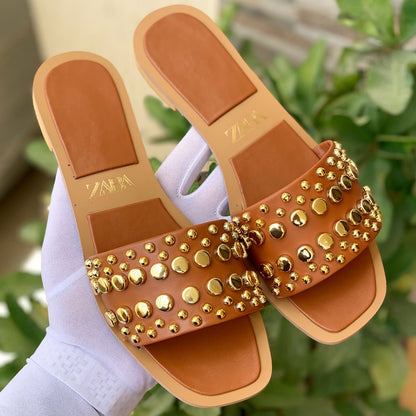 Zara Studded Sandals