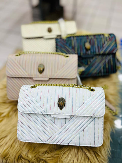 Kurt Geiger  Medium Kensington Rainbow Stitch Bag