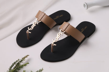 Saint Laurent Patent Sia Sandals