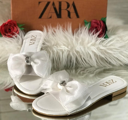 Zara Bow Tissue Flats