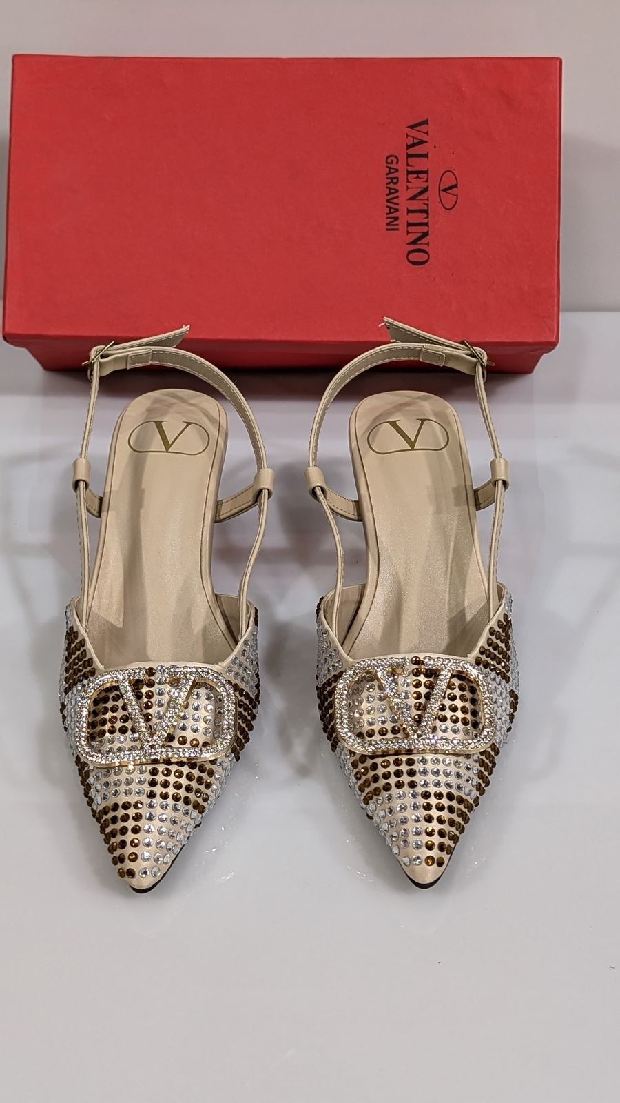 Valentino Rouhi Stones Heels
