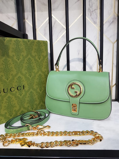 Gucci Small Top Handle Leather Bag