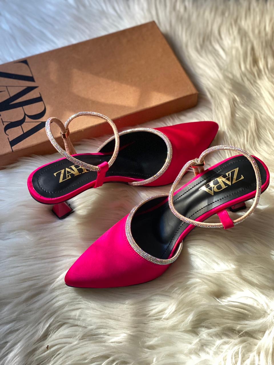 Zara Miasa Suede Heels