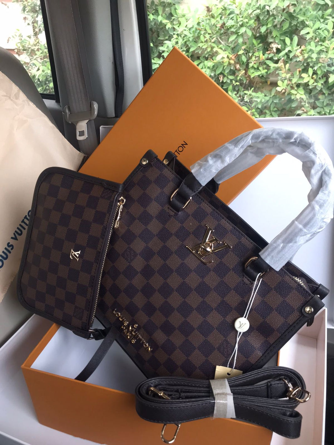 Louis Vuitton w Pouch Handbag