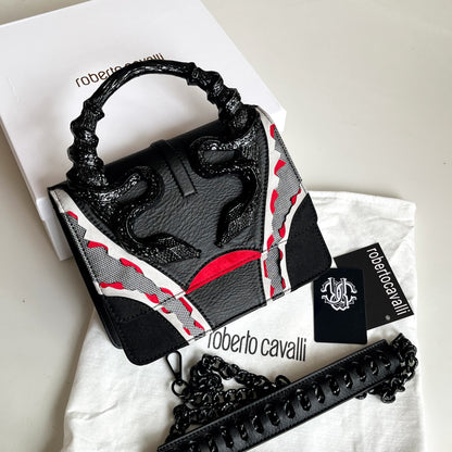 Roberto Cavalli Snake Serpenti Bag