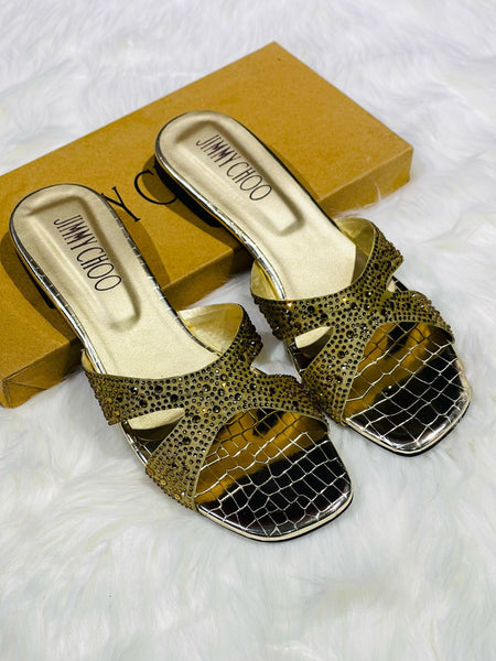 Jimmy Choo Vobe Stone Flats