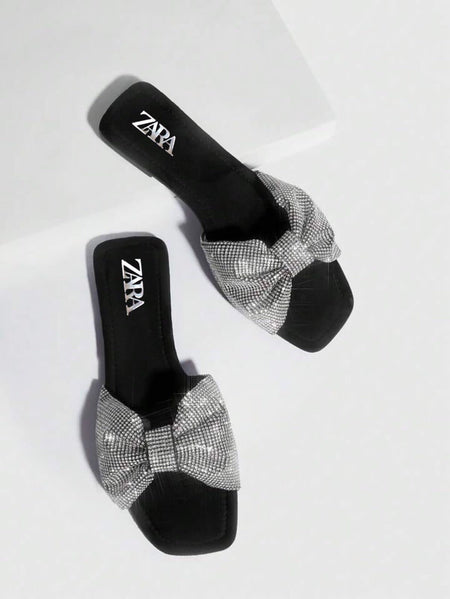 Zara Bow Mash Sandals