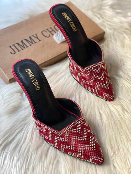 Jimmy Choo Duo Stone Heels