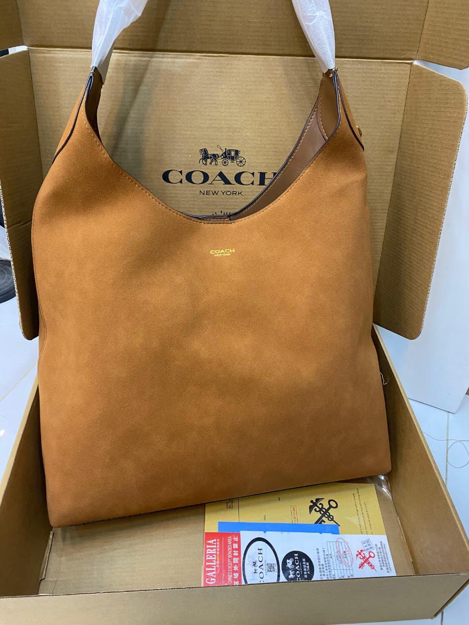 Coach Brooklyn 28 Suede Shoulder Bag