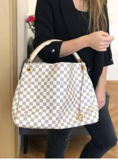 Louis Vuitton Knitted Handle Tote Bag