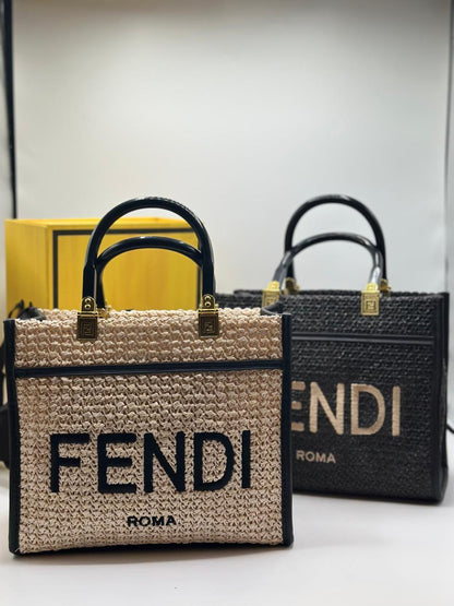 Fendi Canvas Tote Bag