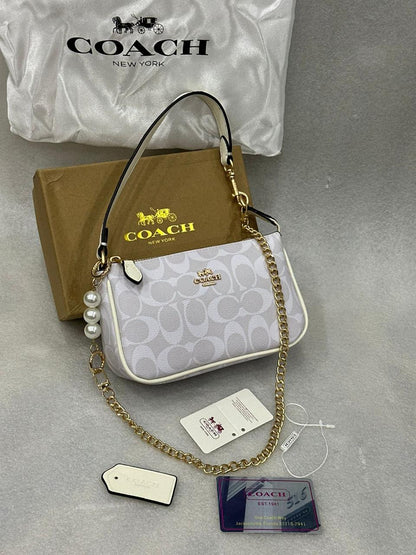 Coach Mm Pearl Strap Shoulder Bag