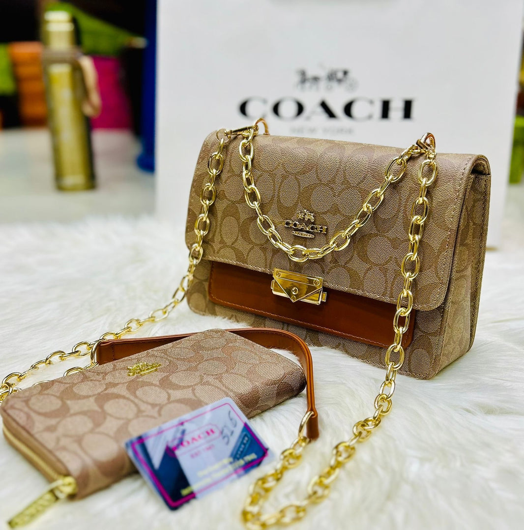 Coach Sia Shoulder Bag Wallet