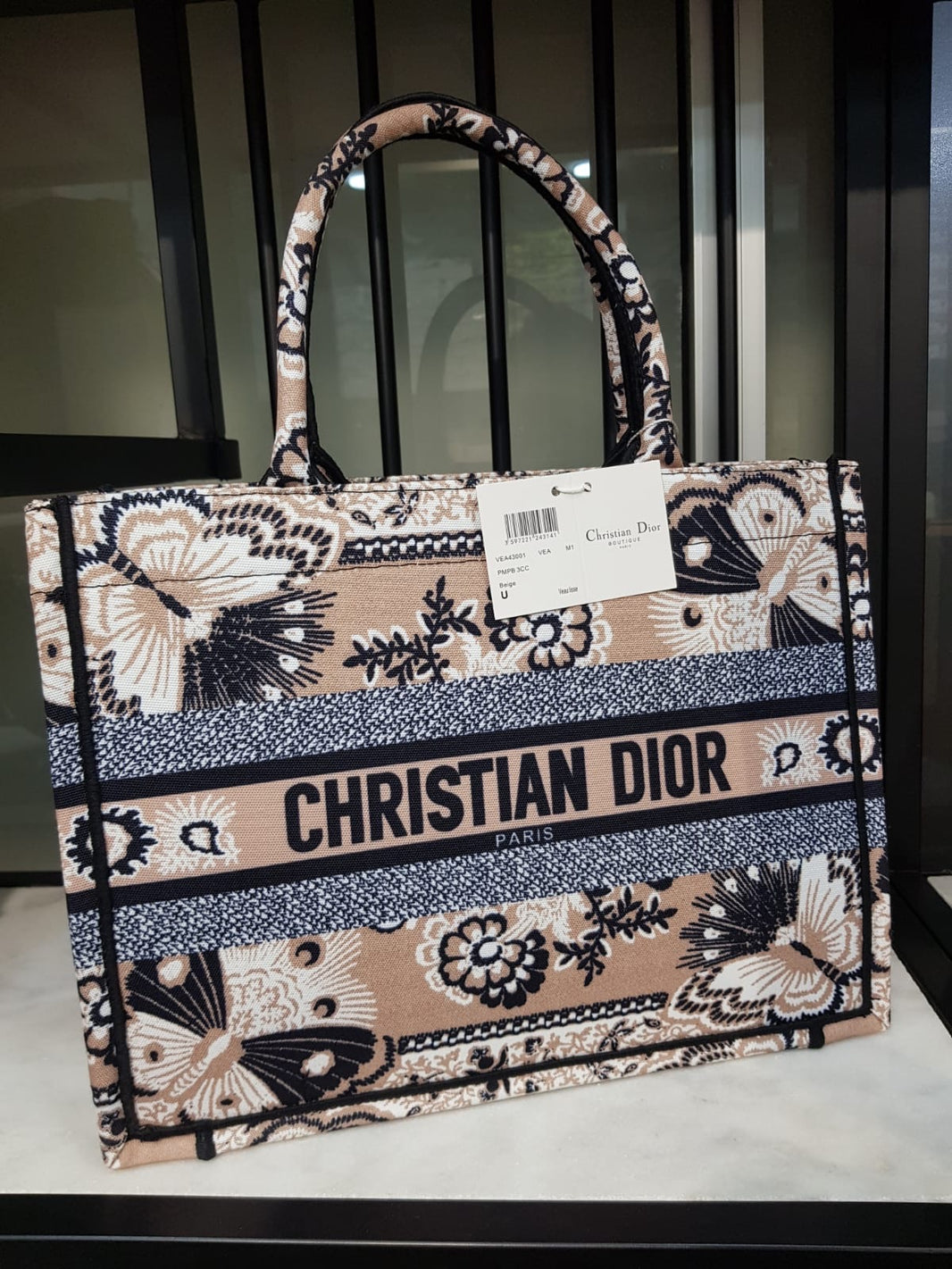 Dior Large Book Tote Solids Multi