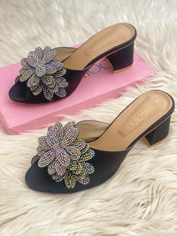 Jimmy Choo Floral Block Heels