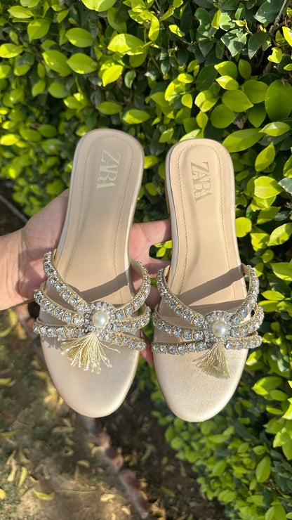 Zara Tassle Sandals