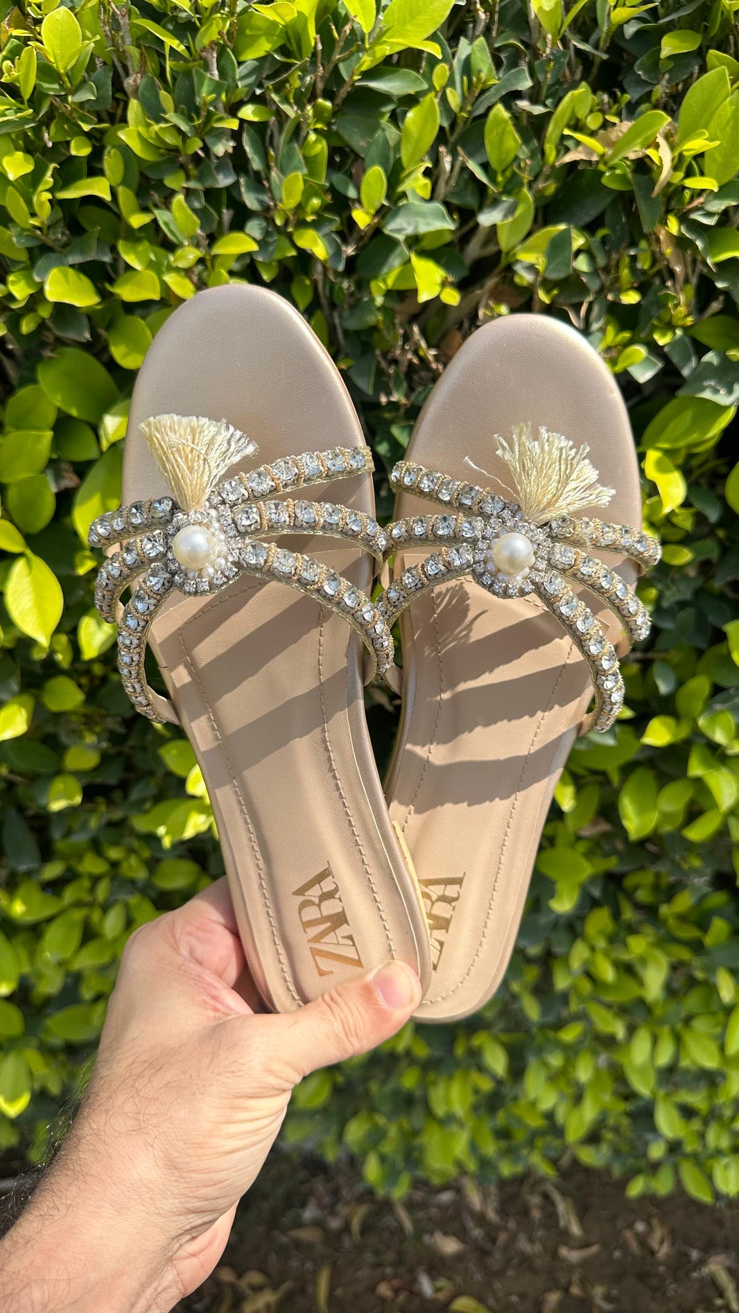 Zara Tassle Sandals