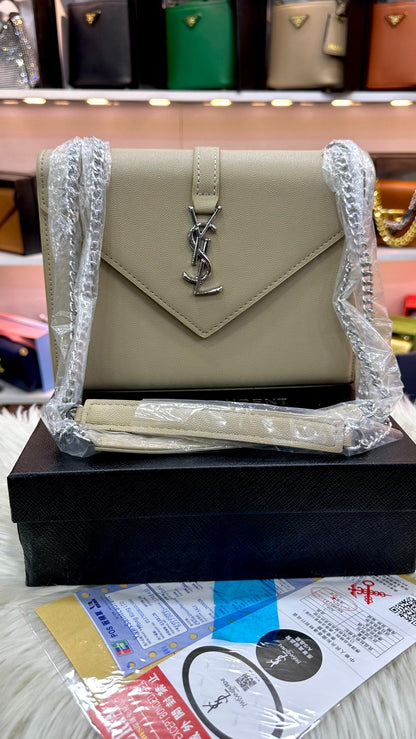 Saint Laurent Flap Cowhide Bag