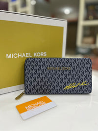 Michael Kors Signature Leather Crafted Wallet