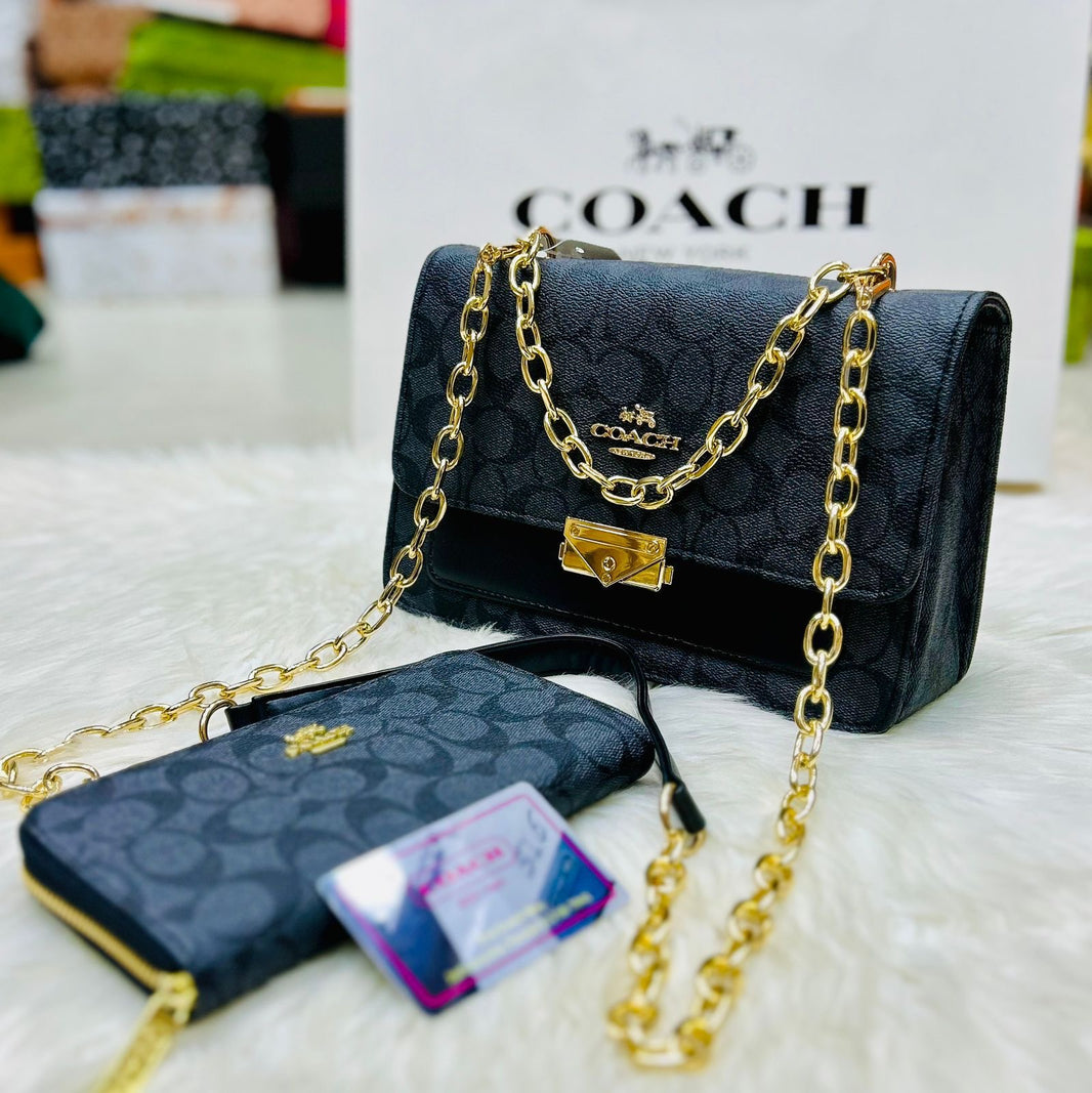 Coach Sia Shoulder Bag Wallet