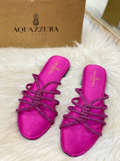 Aquazurra Rhinestone Flats