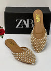 Zara Pearl Loafers