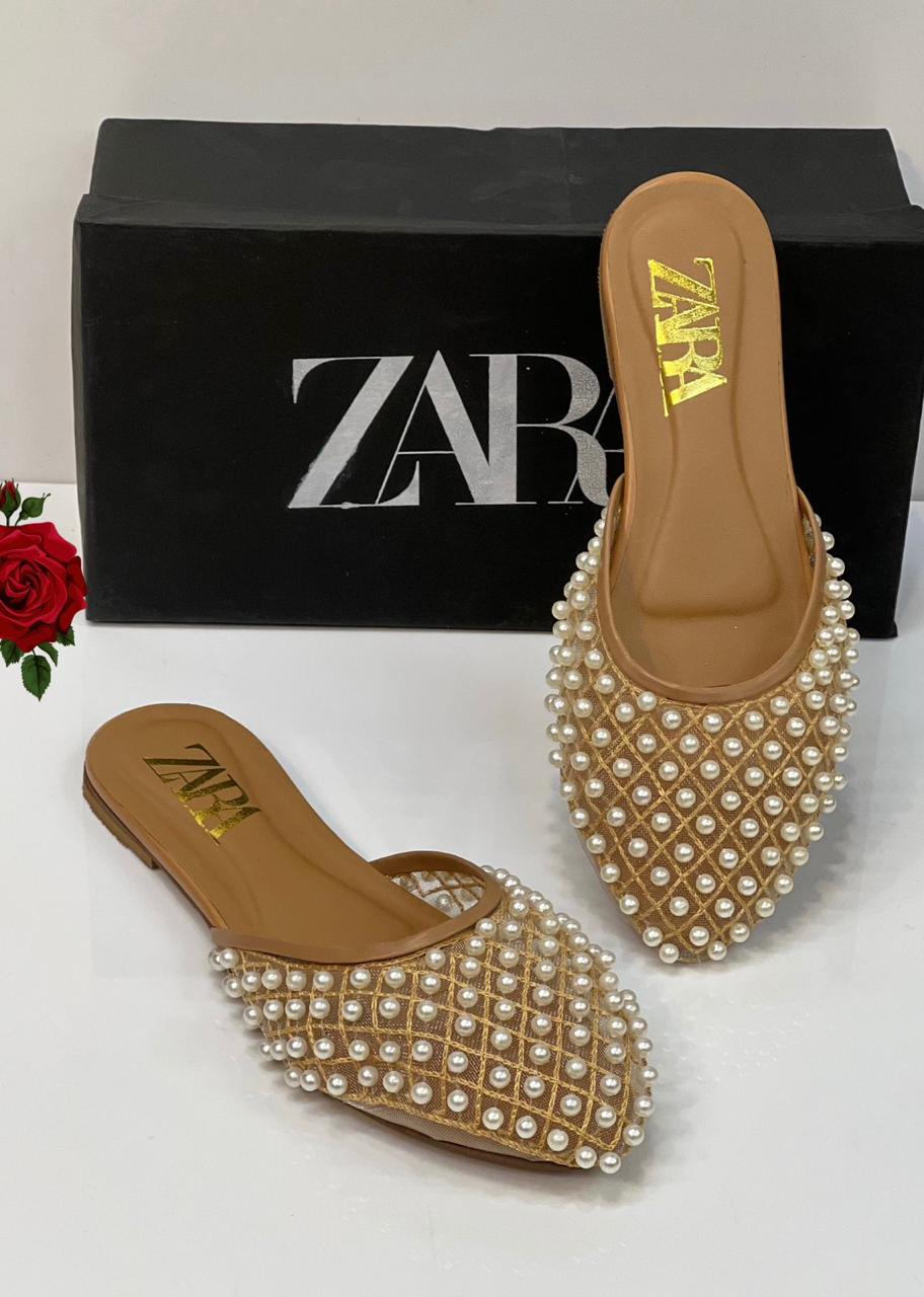 Zara Pearl Loafers