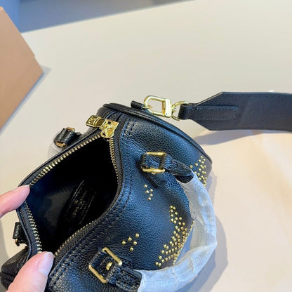 Louis Vuitton Nano New Black Leather Bag