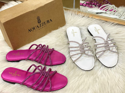 Aquazurra Rhinestone Flats