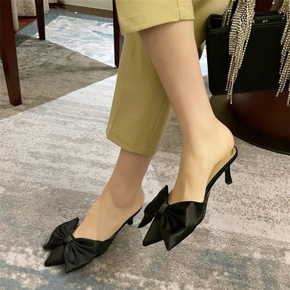 Zara Big Bowed Heel