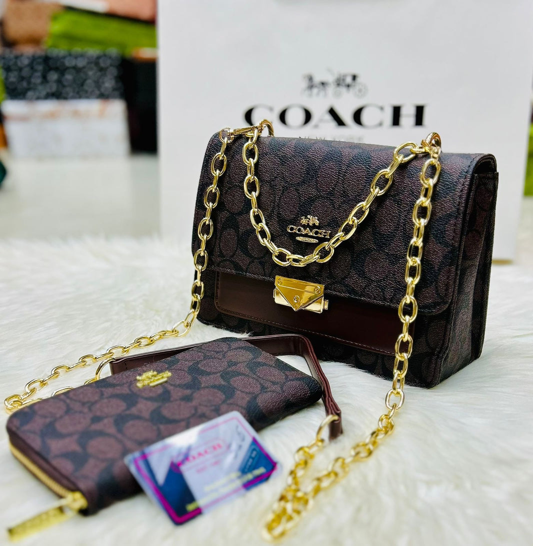 Coach Sia Shoulder Bag Wallet