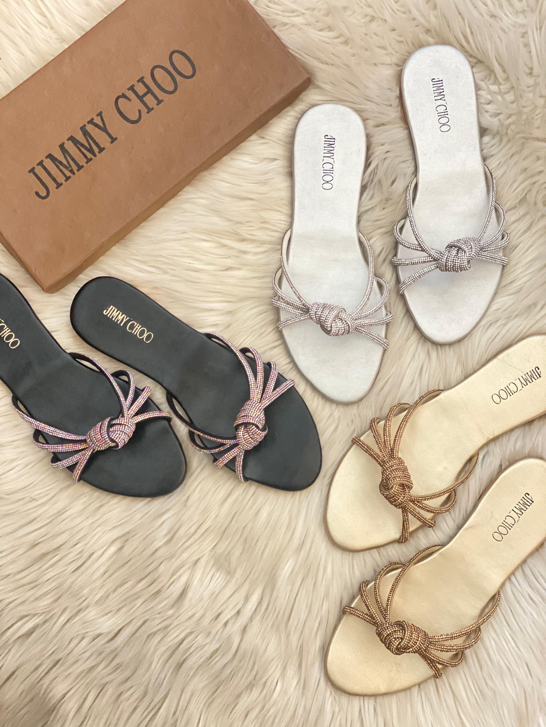 Jimmy Choo Cross Mash Sandals