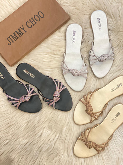 Jimmy Choo Cross Mash Sandals