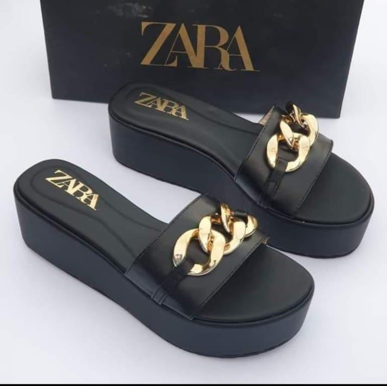 Zara Chain Wedges