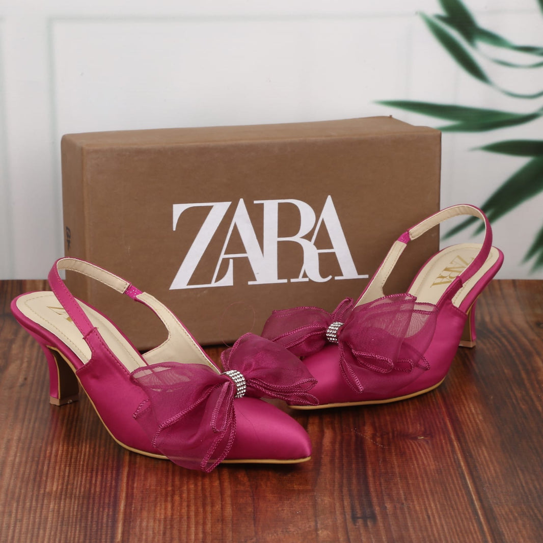 Zara Bow Verna Heels