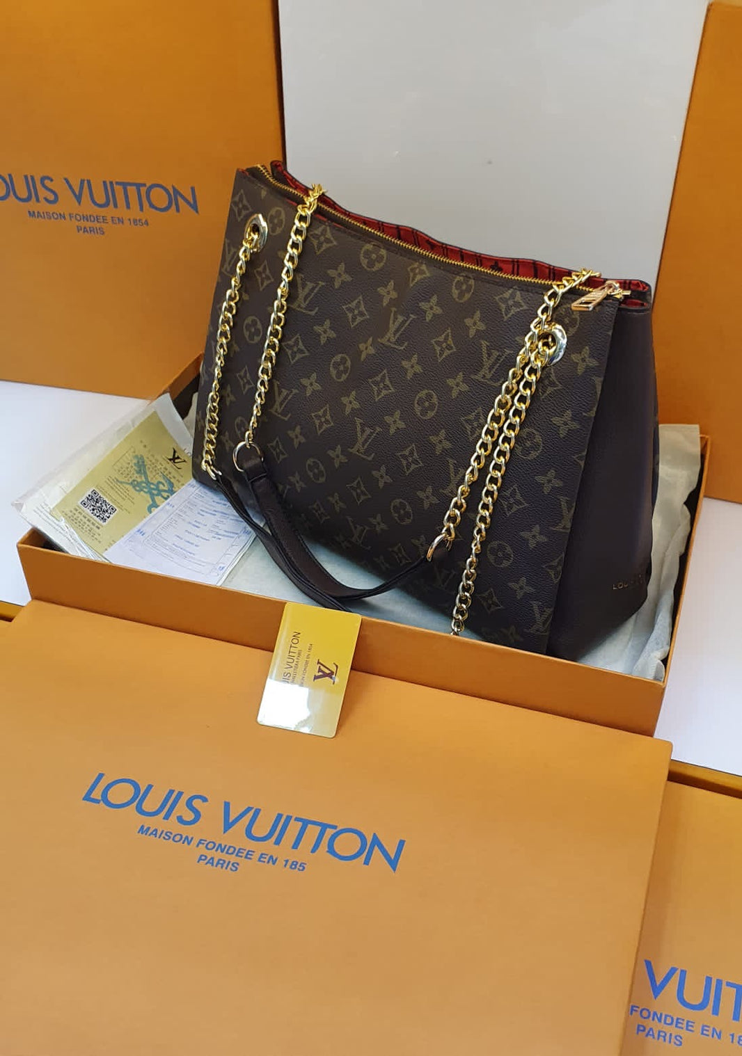 Louis Vuitton Monogram Brown Shoulder Bag