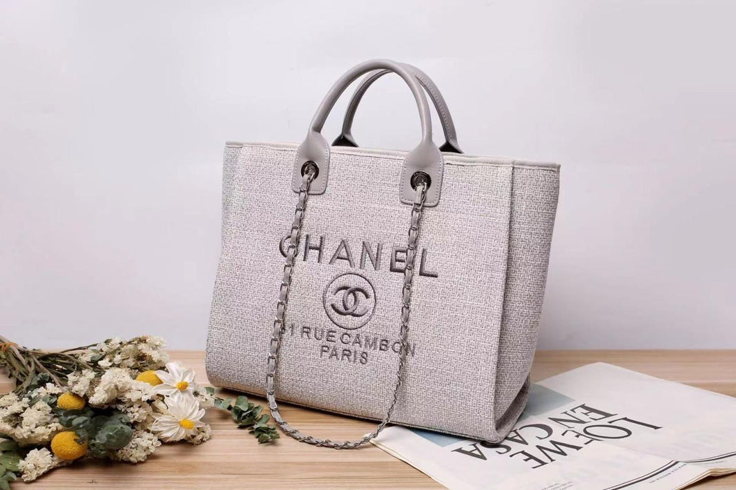 Chanel Canvas Deauville Bag