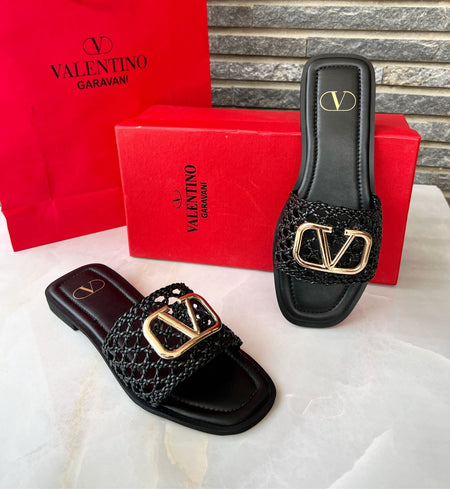 Valentino Net Knitted Sandals