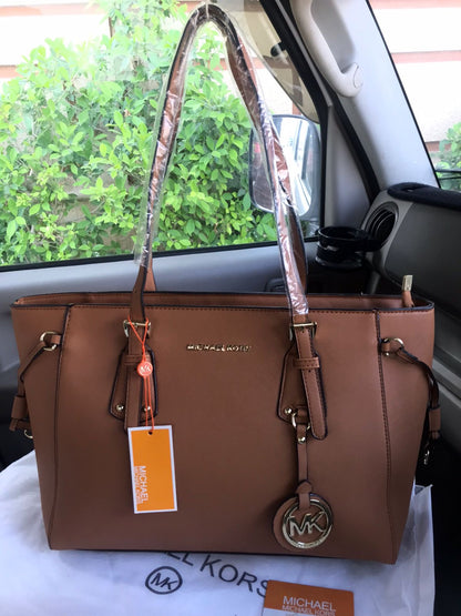 Michael Kors Side Belt Strap MM Tote Bag