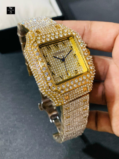 Cartier Square Diamontees Edition Watch