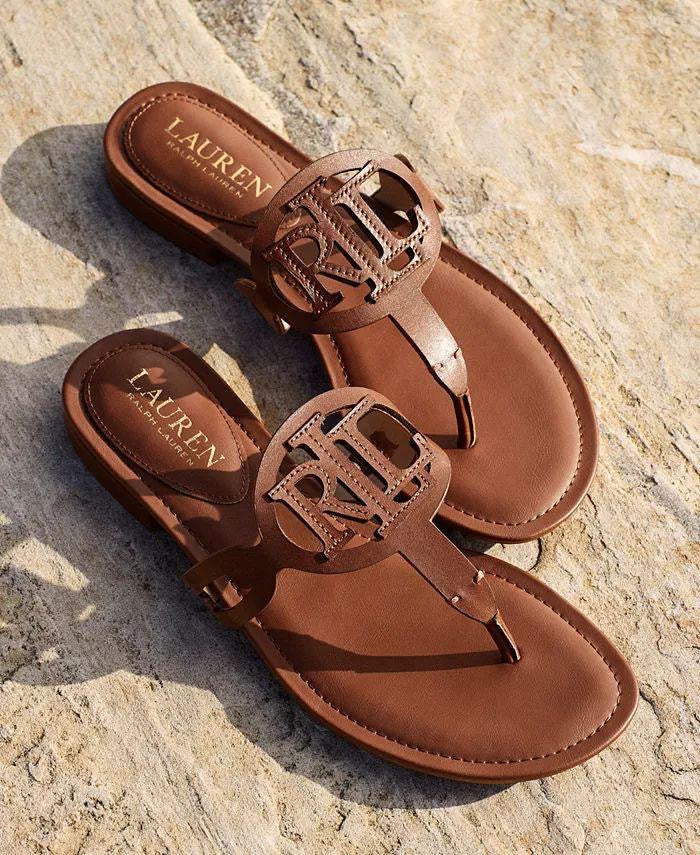 Ralph Lauren Leather Crafted Sandals