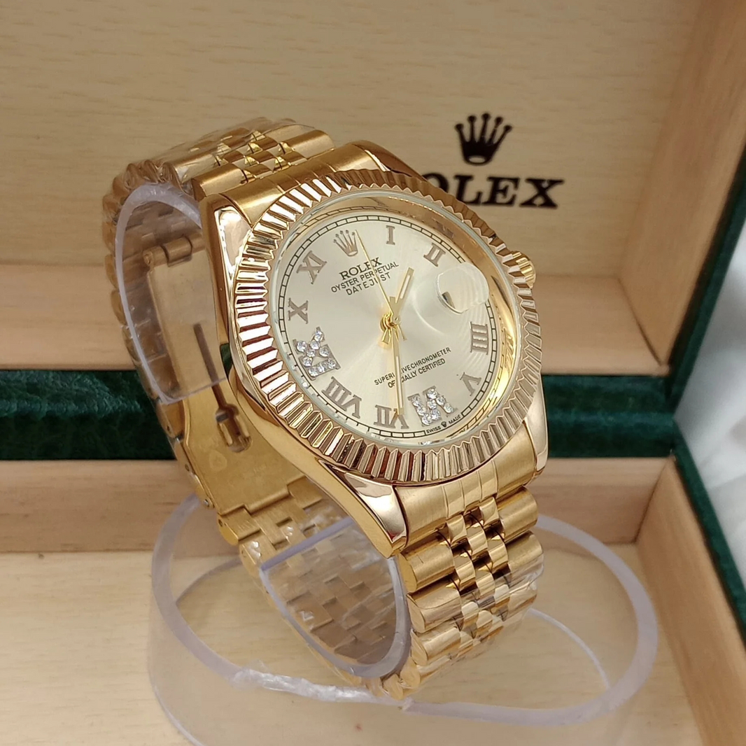 Rolex Gold Unisex Watch